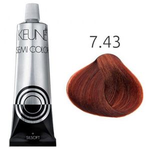 Tinta Color 60ml 7.43 Louro Médio Cobre Dourado - Keune