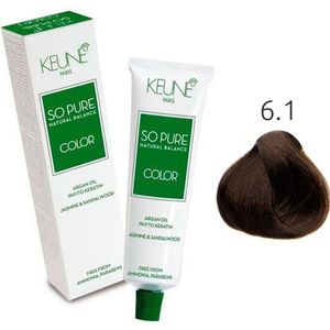 Tinta So Pure Color 60ml 6.1 - Keune
