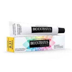 Tinta 60ml 8.31 Louro Claro Dourado Acinzentado - Bio Extratus