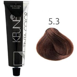 Tinta Color 60ml 5.3 Castanho Claro Dourado - Keune