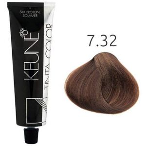 Tinta Color 60ml 7.32 Louro Médio Bege - Keune
