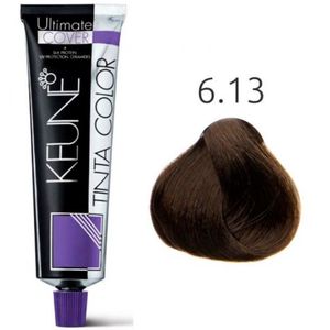 Tinta Color 60ml 6.13uc Louro Escuro Lovely Leather - Keune
