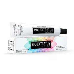 Tinta 60ml 11.21  Louro Platin. Irisado Acinzentado - Bio Extratus
