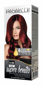 Tinta-Super-Bonita-50g-6.66-Louro-Escuro-Vermelho-Intenso---Probelle-694533