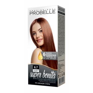 Tinta Super Bonita 50g 6.7 Louro Escuro Marrom - Probelle