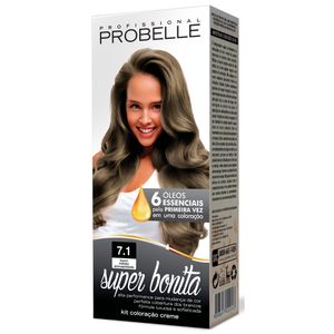 Tinta Super Bonita 50g 7.1 Louro Medio Acinzentado - Probelle