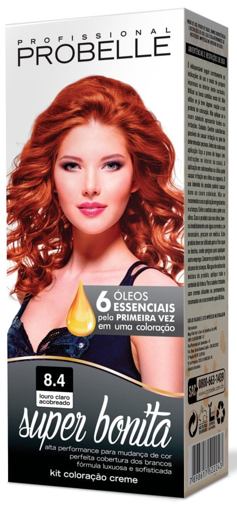 Tinta-Super-Bonita-50g-8.4-Louro-Claro-Acobreado---Probelle-694649