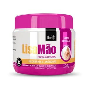 Creme Lisa Mao 120g Amendoas e Macadamia- Soft Hair