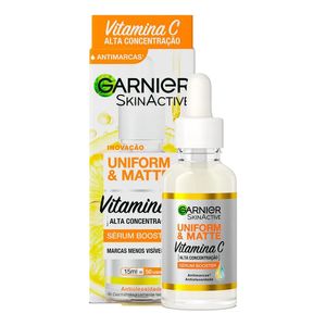 Serum Facial 15ml Antimarcas Uniform e Matte - Garnier