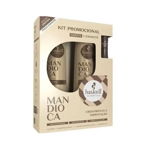 Kit Shampoo + Condicionador 500ml Mandioca - Haskell