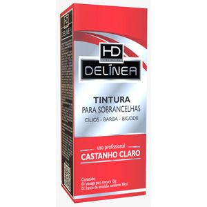 Tintura Para Sobrancelha 15g Castanho Claro - Hd Delinea