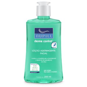 Locao Adstringente Facial 200ml Derme Control - Nupill