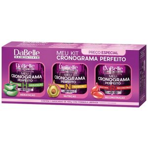 Kit Meu Cronograma Perfeito 3 Mascaras de 400g - DaBelle