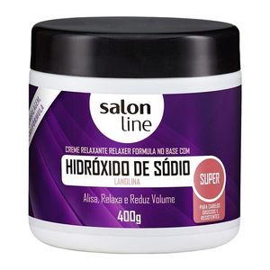 Creme Relaxante 400g Hidroxido De Sodio Super - Salon Line