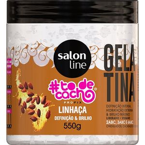 Gelatina 550g To de Cacho Linhaça Salon Line