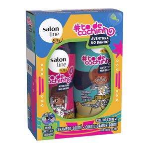 Kit Shampoo 300ml + Condicionador 300ml To de Cachinho - Salon Line