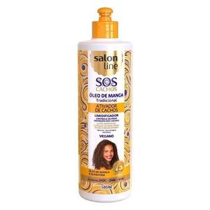 Ativador De Cachos 500ml Oleo De Manga e Queratina - Salon Line