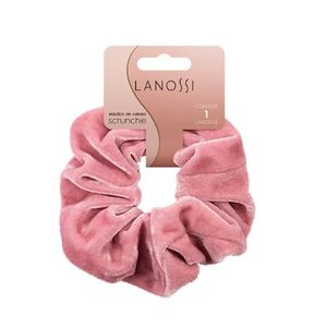 Elastico Para Cabelo Ref. LS2538 Scrunchie Rose - Lanossi