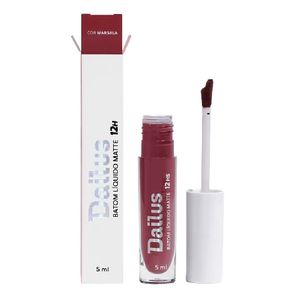 Batom Liquido Matte 12h 5ml Marsala - Dailus