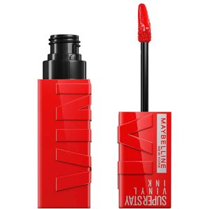 Batom Matte Super Stay Vinyl Red-Hot - Maybelline