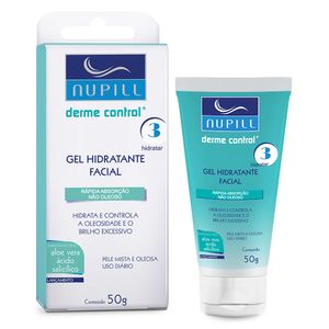 Gel Hidratante Facial 50g Derme Control - Nupill