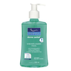 Sabonete Liquido Facial 200ml Derme Control - Nupill