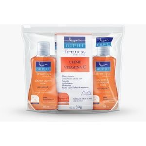 Kit Facial Vitamina c Sabonete + Loção Clareadora + Creme - Nupill