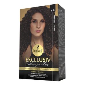 Coloracao Permanente Excllusiv Color Pratic 6.0 Louro Escuro - Haskell