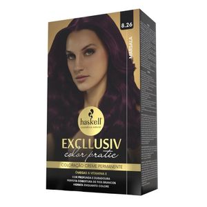 Coloracao Permanente Excllusiv Color Pratic 8.26 Marsala - Haskell
