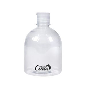 Frasco Multiuso Transparente 250ml Ref. 5373 Com a Tampa Flip Top - Santa Clara
