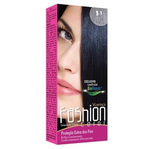 Tinta Fashion Color Mini Kit 1.1 Preto Azulado - Yama