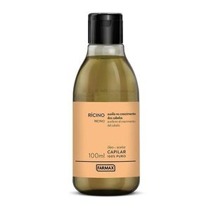 Oleo Capilar 100ml Ricino 100% Puro - Farmax