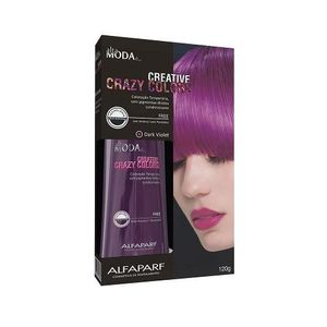 Tonalizante Crazy Color 120g Dark Violet - Alta Moda