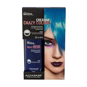 Tonalizante Crazy Color 120g Ice Blue - Alta Moda