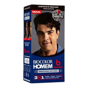 Tinta Homem Castanho Escuro - Biocolor