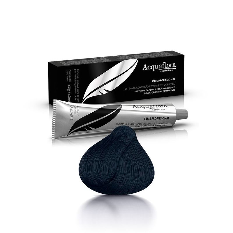 Tinta-Creme-Permanente-60g-1.1-Preto-Azulado---Acquaflora-576530