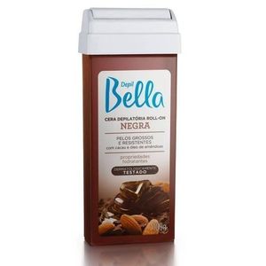 Cera Depilatoria Roll-On 100g Negra - Depil Bella