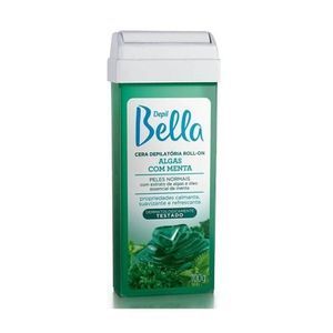Cera Depilatoria Roll-On 100g Algas Com Menta - Depil Bella