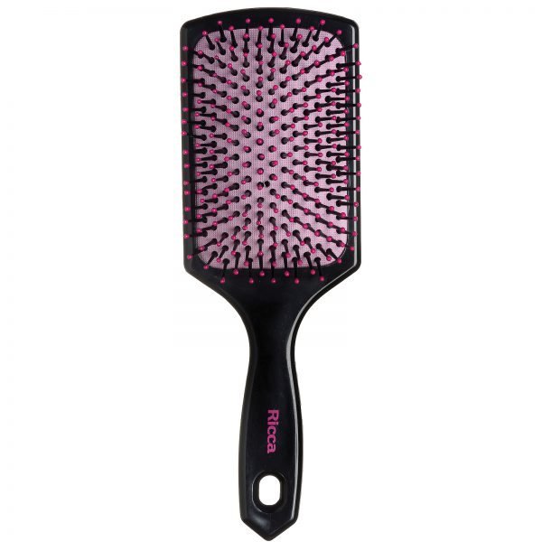 Escova-Para-Pentear-Black-e-Pink-Raquete-Ref.-249---Ricca-653713