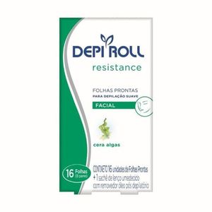 Folhas Prontas P/ Depilação Facial Algas - Depi Roll