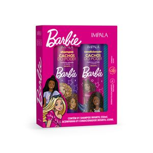 Kit Barbie Shampoo 250ml + Condicionador 250ml Cachos do Poder - Impala