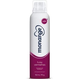 Desodorante Aerosol 90g Frutas Vermelhas - Monange