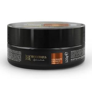 Mascara 120g Colorante Castanho - Bio Extratus