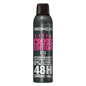 Desodorante Aerosol 300ml Women Cross Edition - Soffie