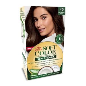Tinta Para Cabelo 40 Castanho Medio - Soft Color