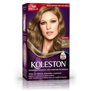 Tinta Koleston Kit 71 Louro Cinza Medio - Wella