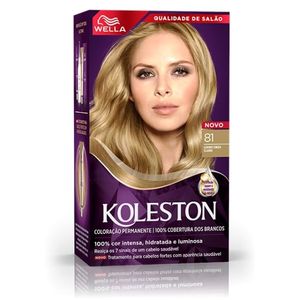 Tinta Koleston Kit 81 Louro Cinza Claro - Wella