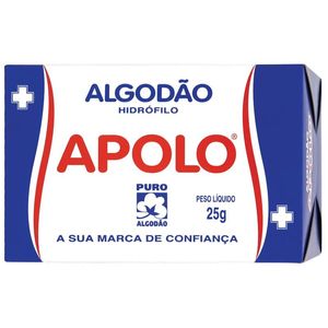 Algodao 25g Caixa - Apolo
