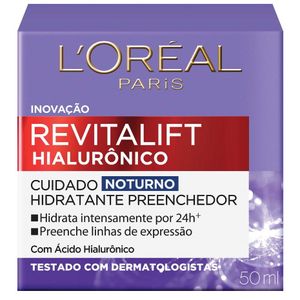 Creme Revitalift Hialuronico 49g Noturno - Loreal
