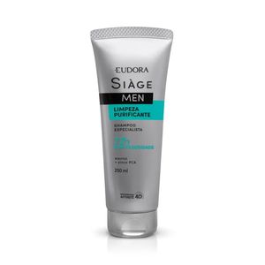 Shampoo Men 250ml Limpeza Purificante - Eudora Siage